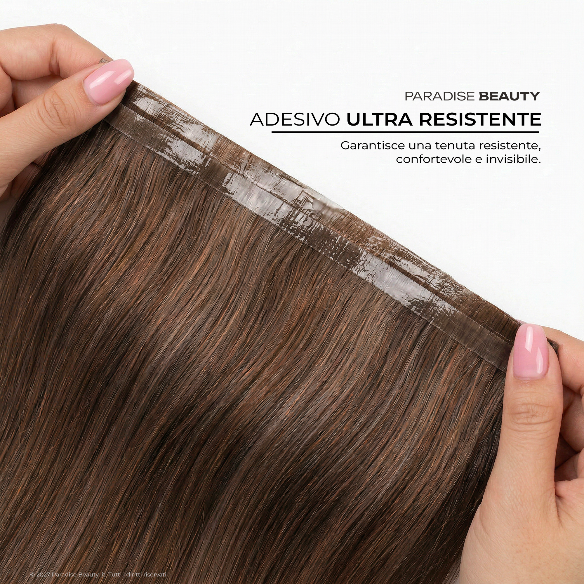 Extension capelli biadesive Paradise, 100% capelli naturali.