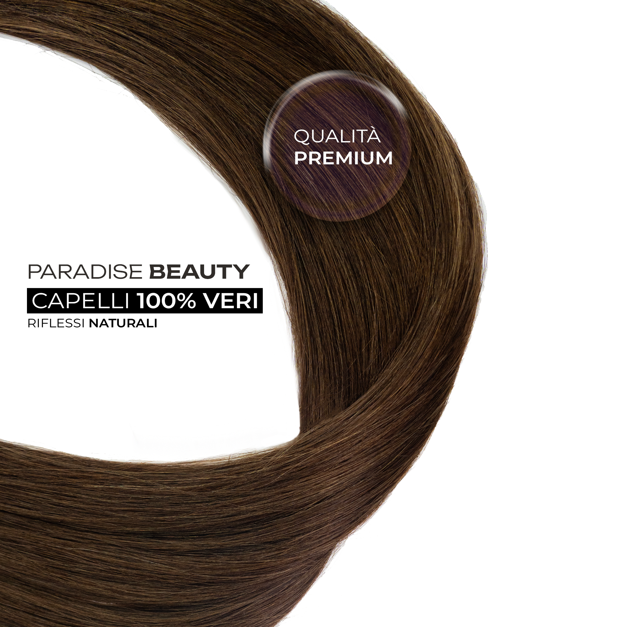 Extension capelli biadesive Paradise, 100% capelli naturali.