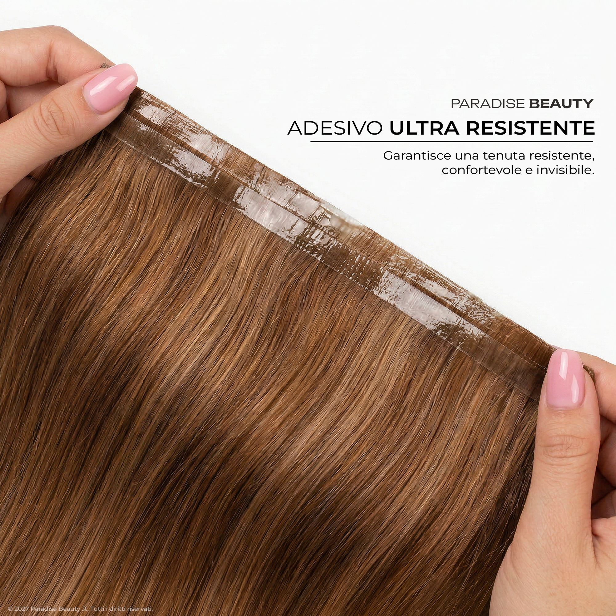 Extension capelli biadesive Paradise, 100% capelli naturali.