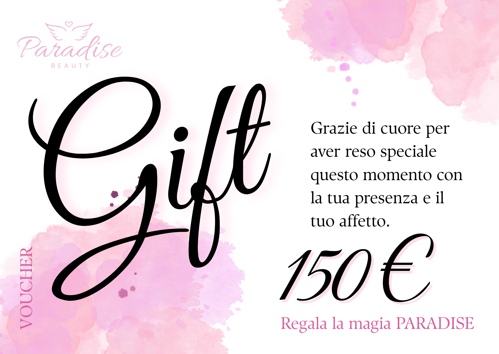 Buono Regalo Paradise Beauty - Gift Card estetica Milano"