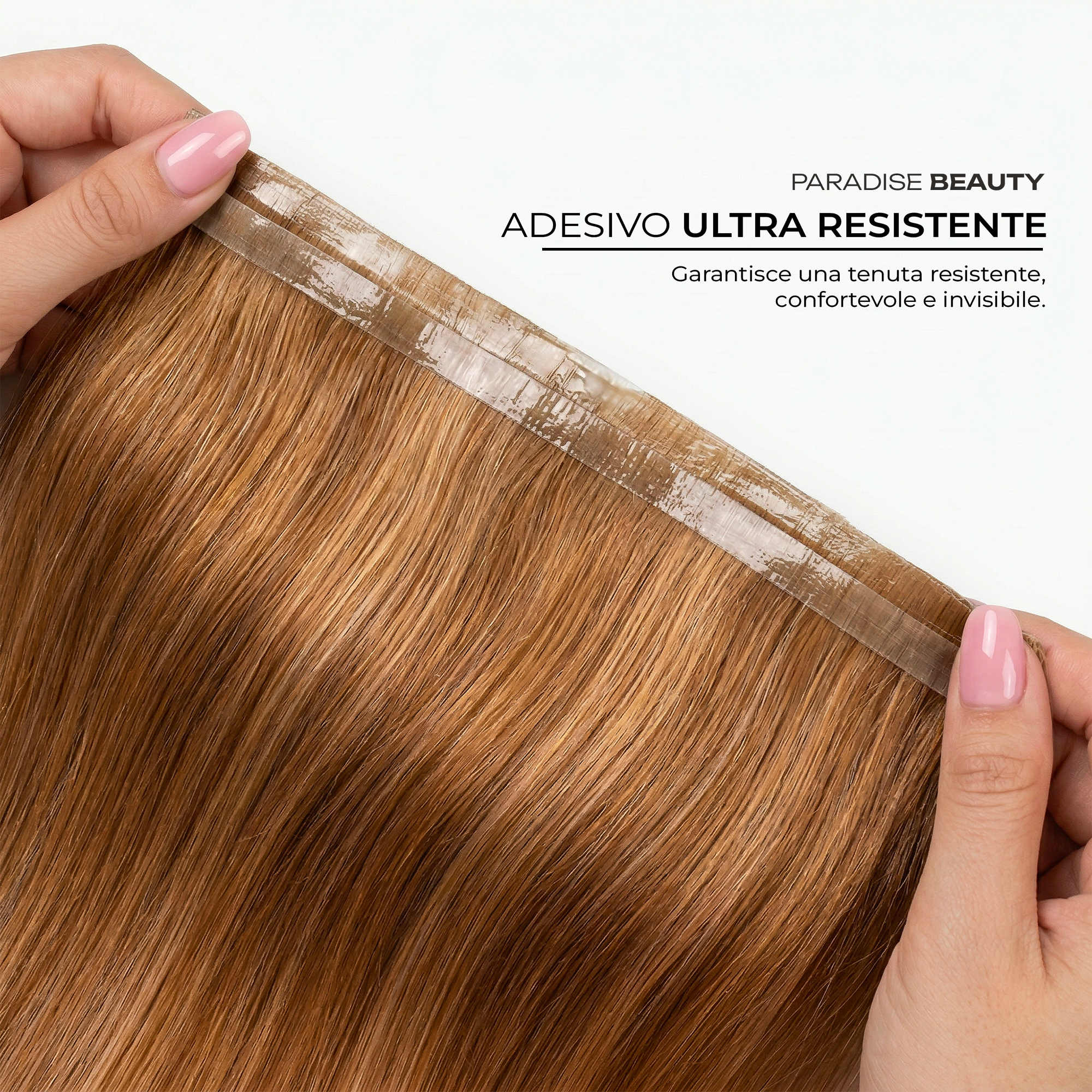 Extension capelli biadesive Paradise, 100% capelli naturali.