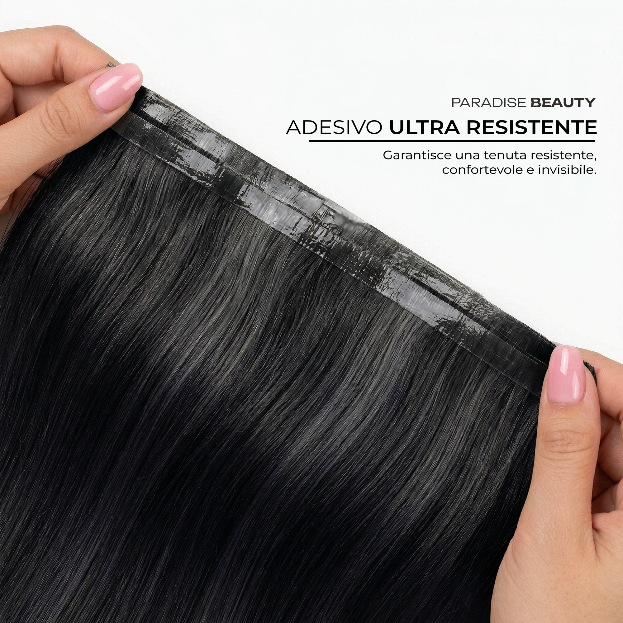 Extension capelli biadesive Paradise, 100% capelli naturali.