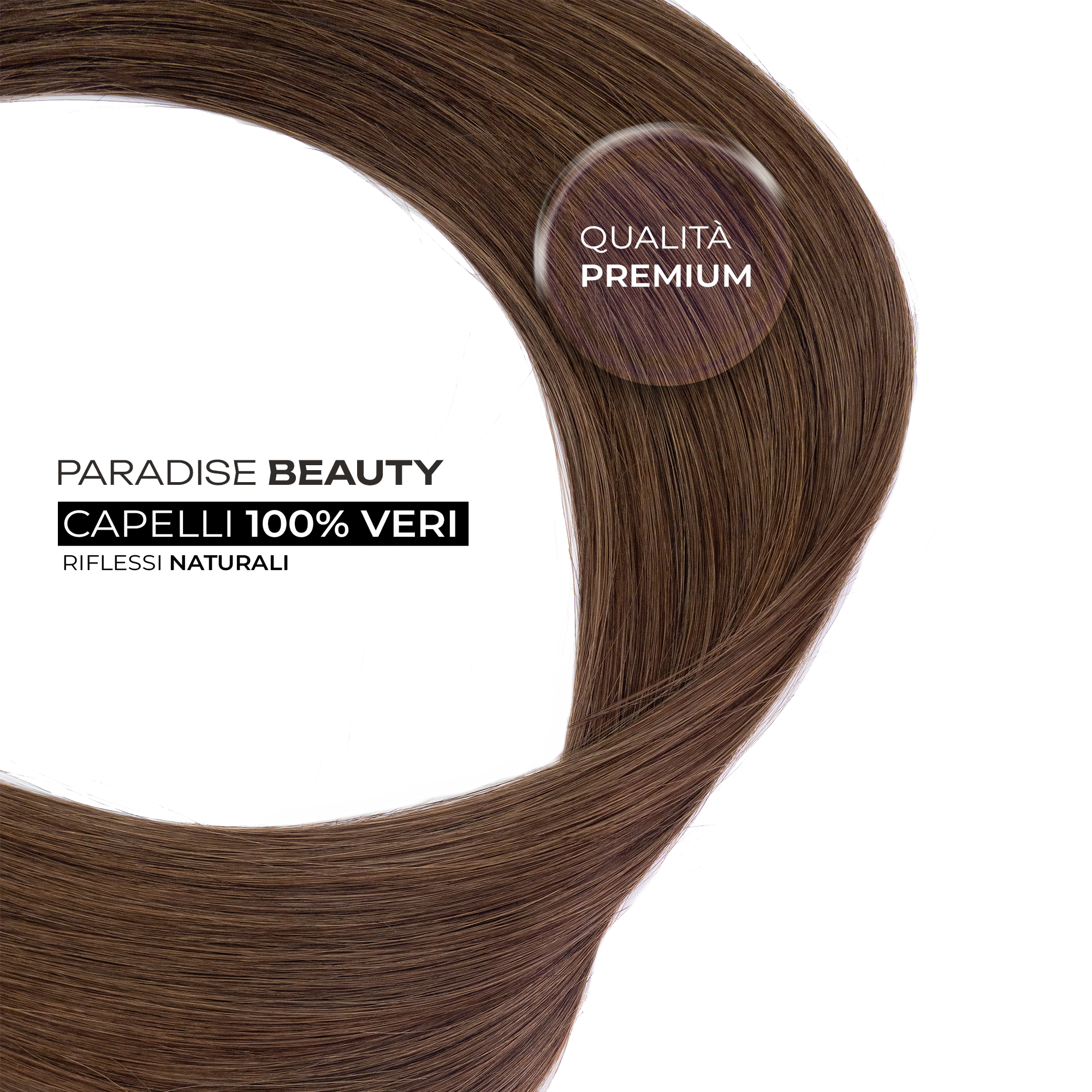 Extension capelli biadesive Paradise, 100% capelli naturali.