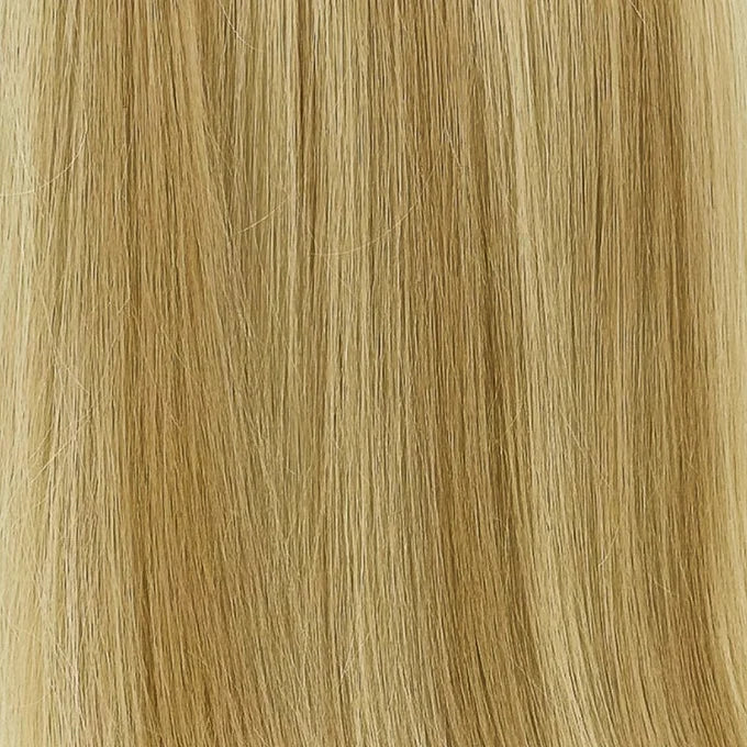 Extension Paradise in capelli veri balayage biondo cenere scuro: sfumature eleganti, naturalezza impeccabile e qualità superiore per un look raffinato e luminoso.