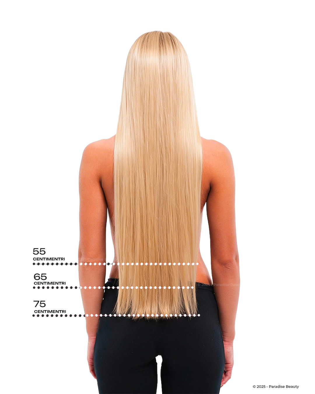 Extension capelli lunghi naturali Paradise qualità professionale.