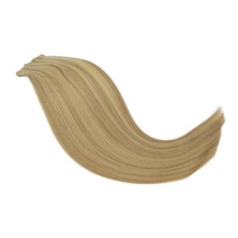 Biondo leggermente mesciato in capelli veri: nuance luminosa, naturale e raffinata per un look elegante e di alta qualità