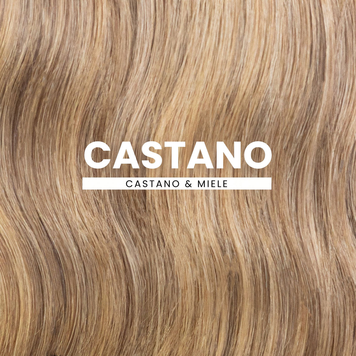 Extension microcheratina 7 Biondo Caramello Paradise Beauty in capelli veri per un effetto naturale, caldo e luminoso.