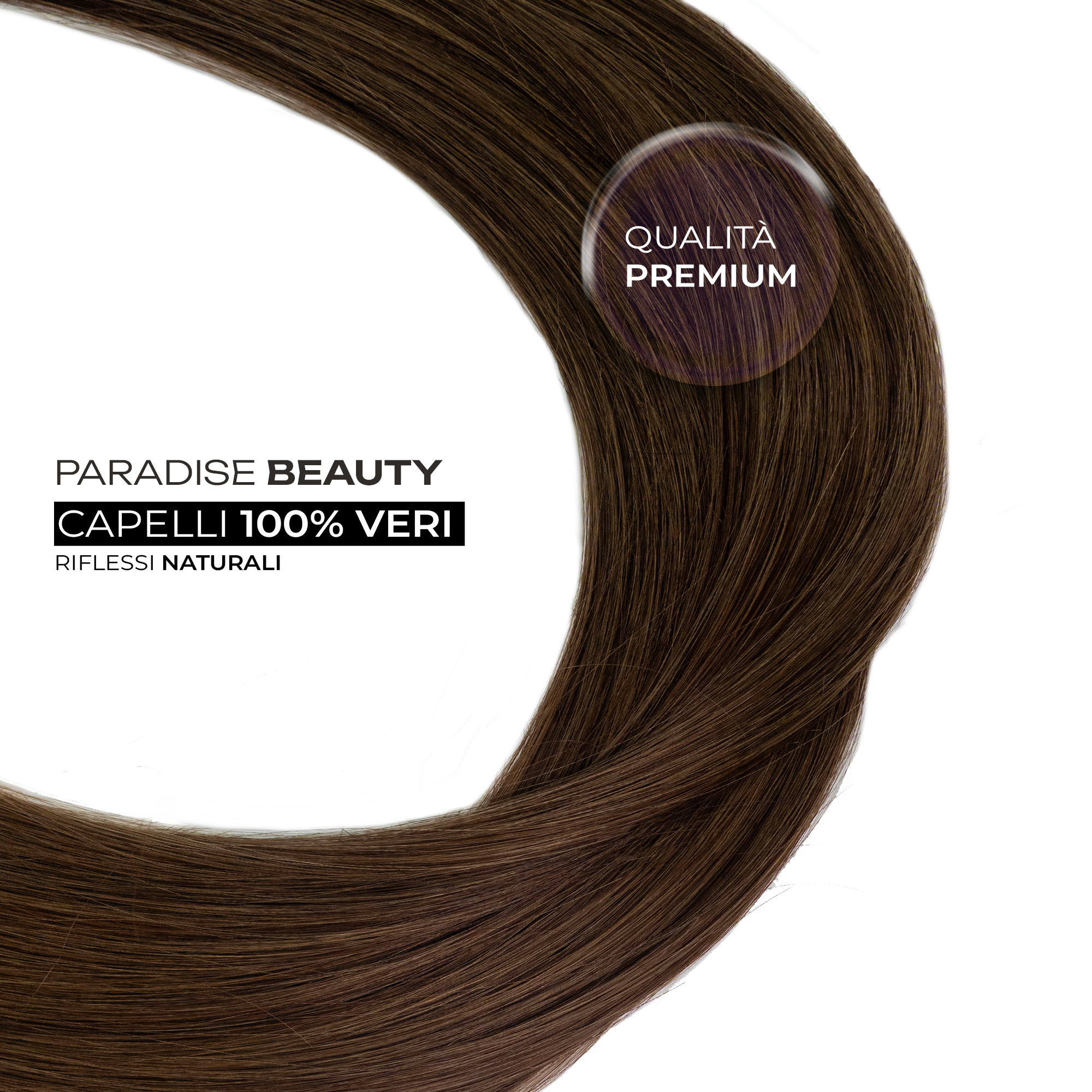 Extension capelli biadesive Paradise, 100% capelli naturali.
