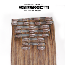 Extension capelli a Clip Paradise, 100% capelli naturali.