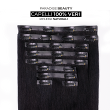 Extension capelli a Clip Paradise, 100% capelli naturali.