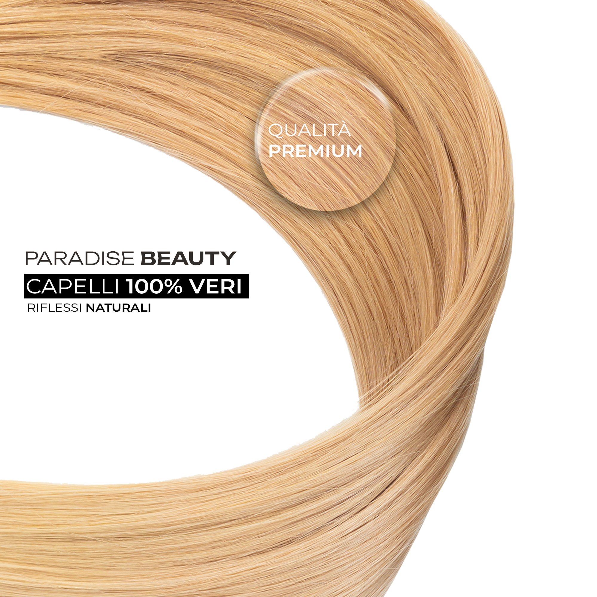 Extension capelli biadesive Paradise, 100% capelli naturali.