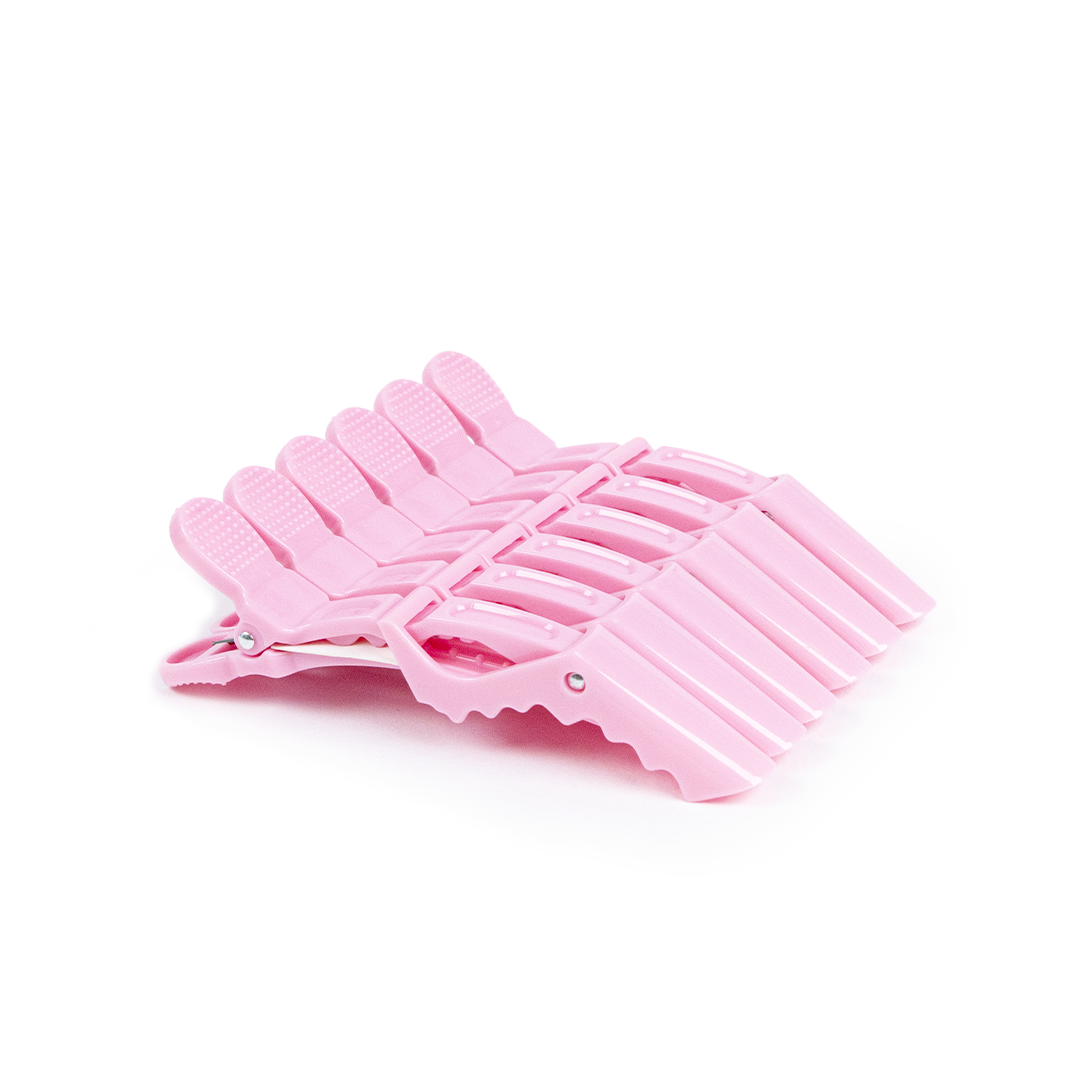 1 PACCHI DI 6 FERMAGLI ROSA