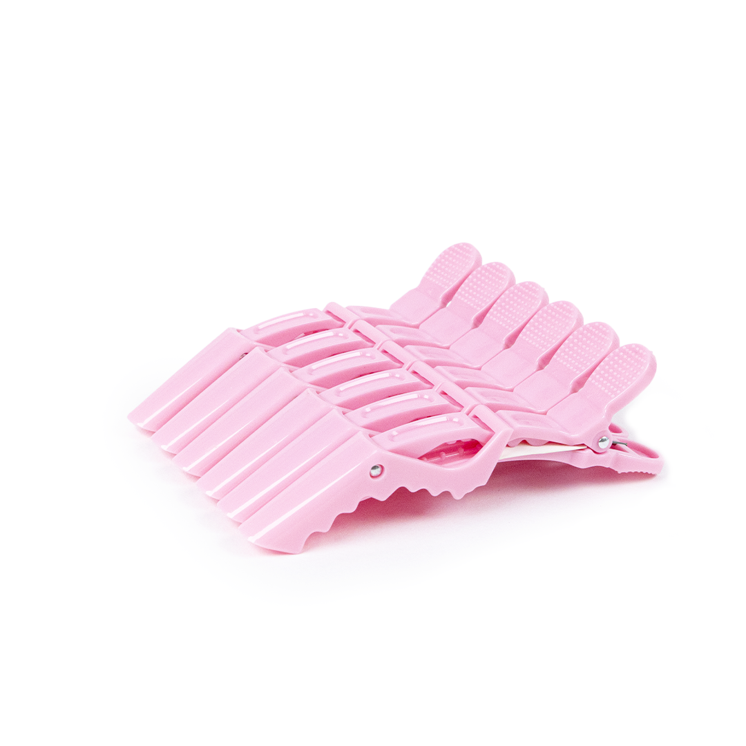 1 PACCHI DI 6 FERMAGLI ROSA