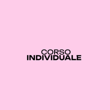 CORSO INDIVIDUALE