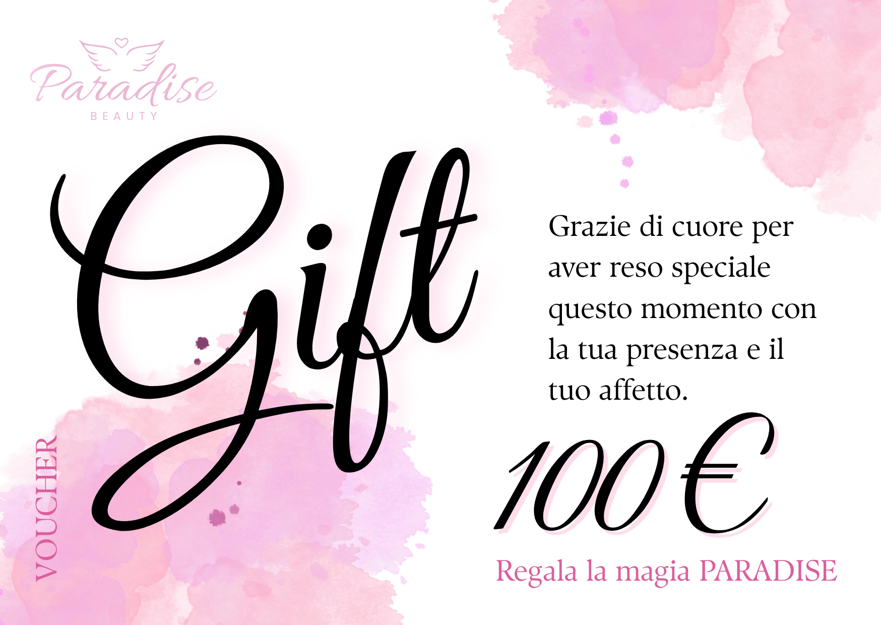 Buono Regalo Paradise Beauty - Gift Card estetica Milano"