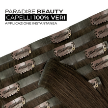 Extension capelli a Clip Paradise, 100% capelli naturali.