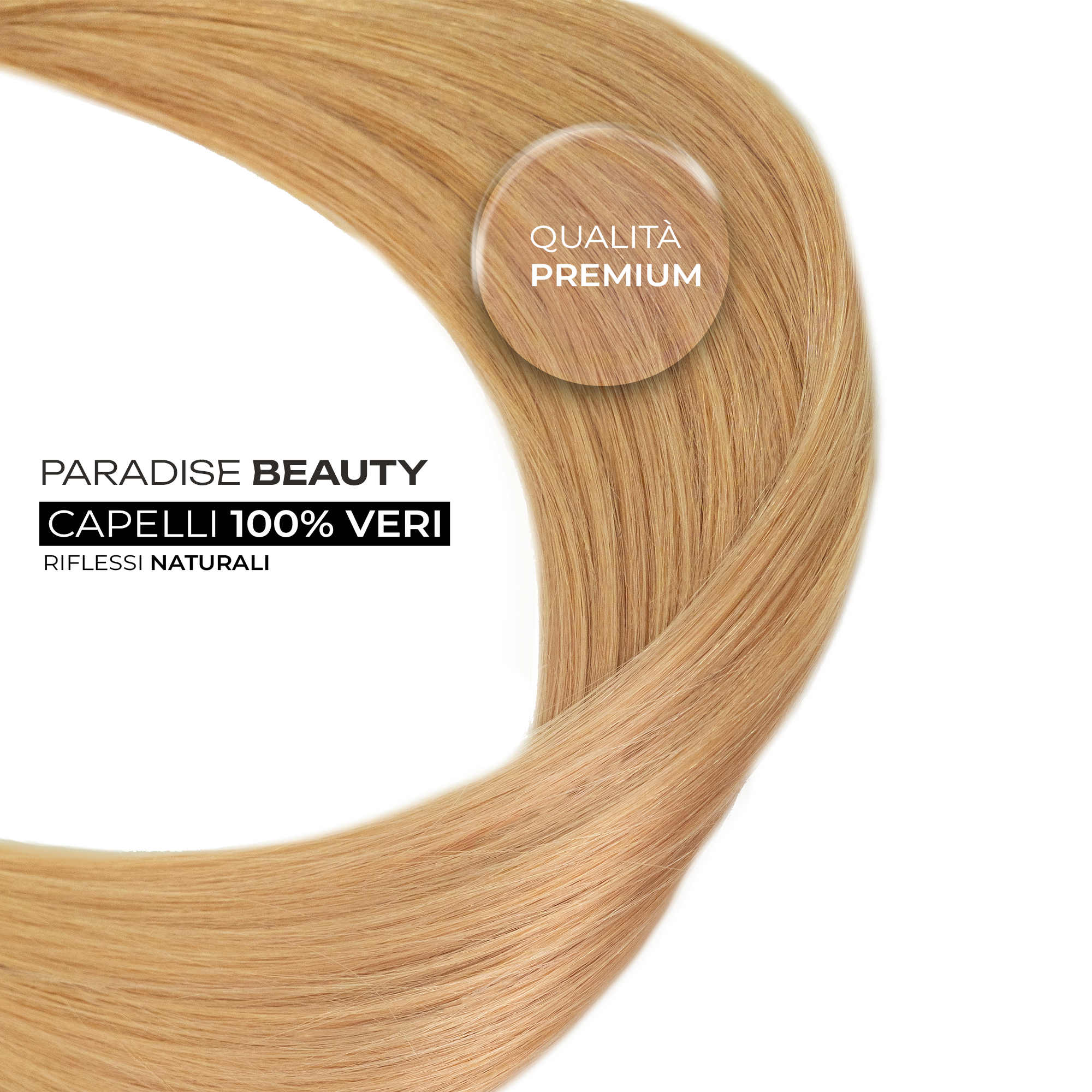 Extension capelli biadesive Paradise, 100% capelli naturali.