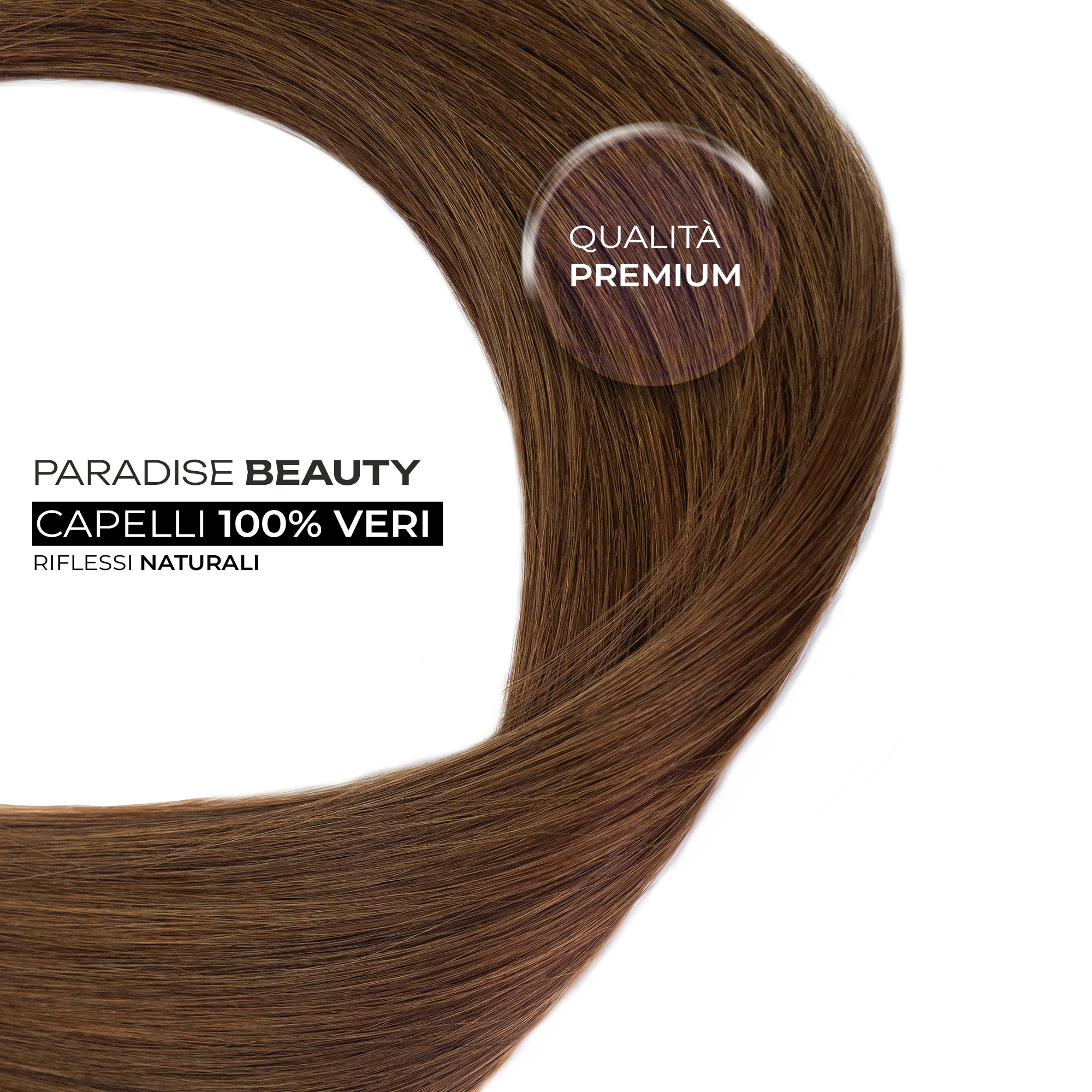 Extension capelli biadesive Paradise, 100% capelli naturali.