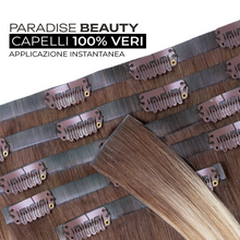Extension capelli a Clip Paradise, 100% capelli naturali.