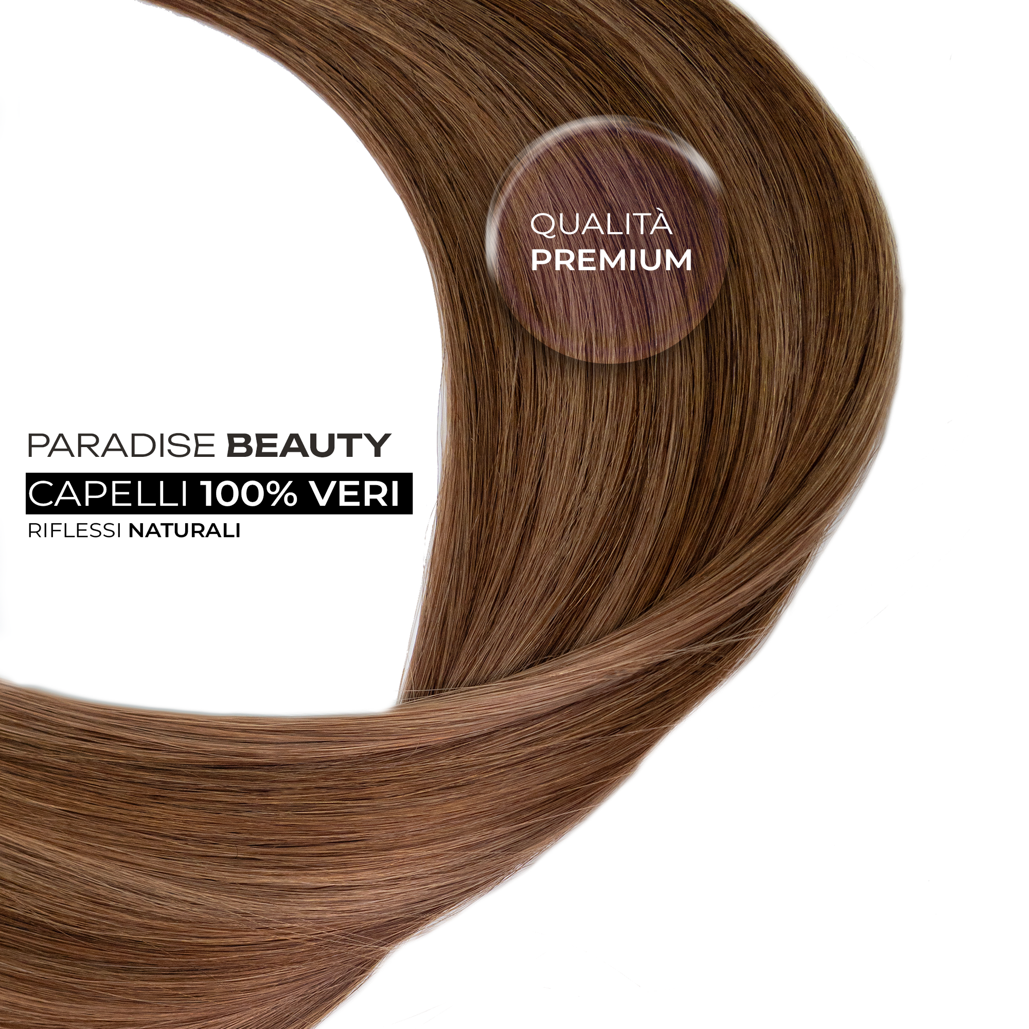 Extension capelli biadesive Paradise, 100% capelli naturali.