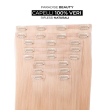 Extension capelli a Clip Paradise, 100% capelli naturali.