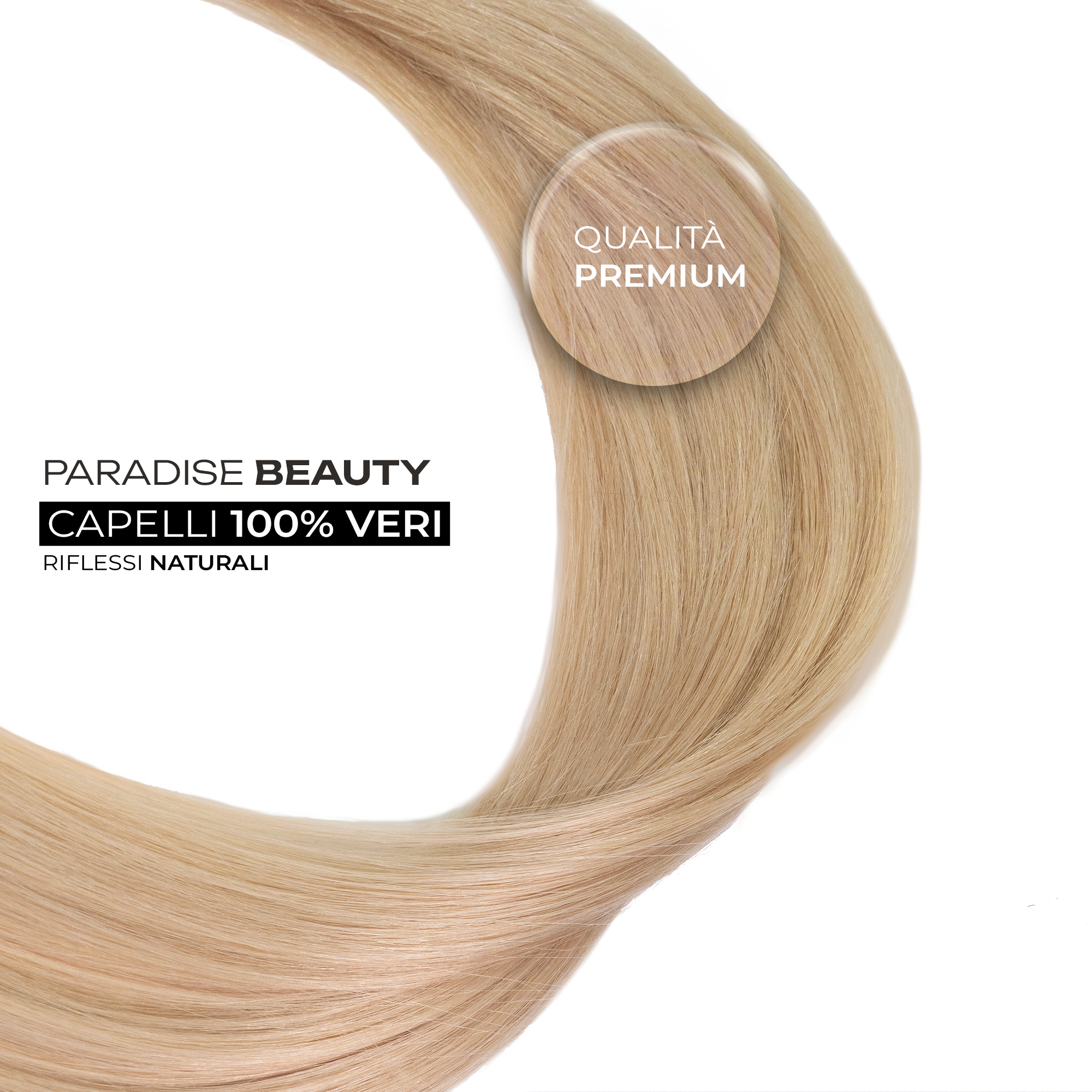 Extension capelli biadesive Paradise, 100% capelli naturali.