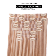 Extension capelli a Clip Paradise, 100% capelli naturali.