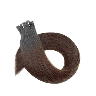 Le Extension Capelli Veri Paradise in castano fondente offrono una soluzione perfetta per chi desidera un colore intenso