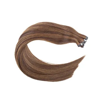 Estensione Capelli Veri Paradise Castano Chiaro: Migliora la tua chioma con le extension Paradise, fatte di capelli veri 