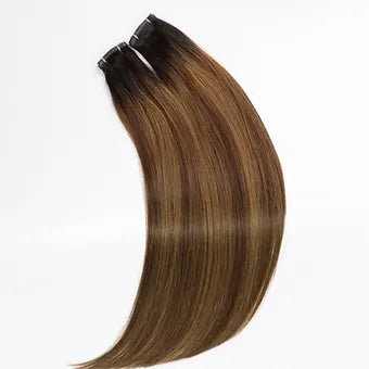 Extension Paradise presenta: capelli veri color balayage castano per un look sfumato e raffinato