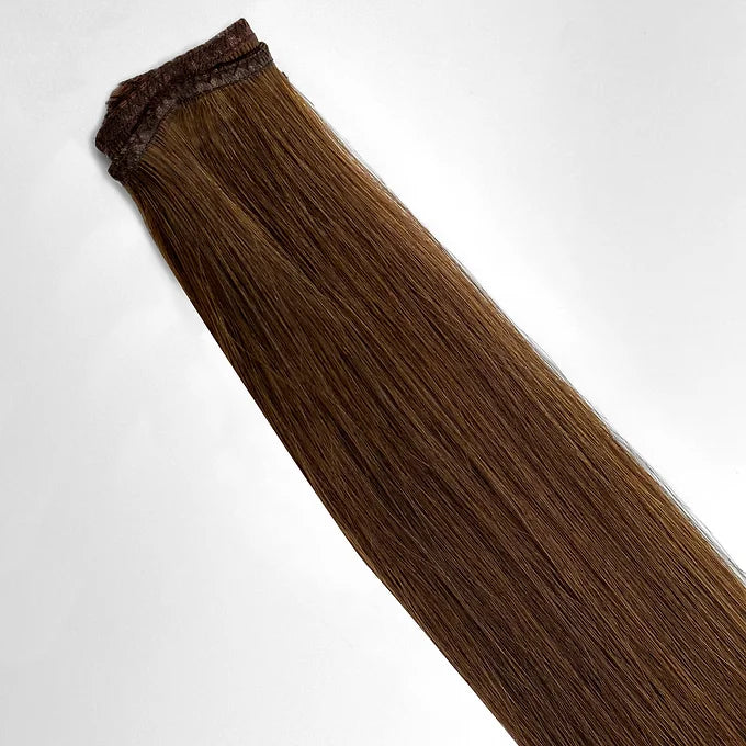 Extension capelli veri colore cioccolato