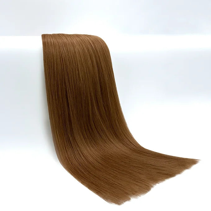 Extension Paradise: capelli veri color castano ramato per un effetto caldo e naturale
