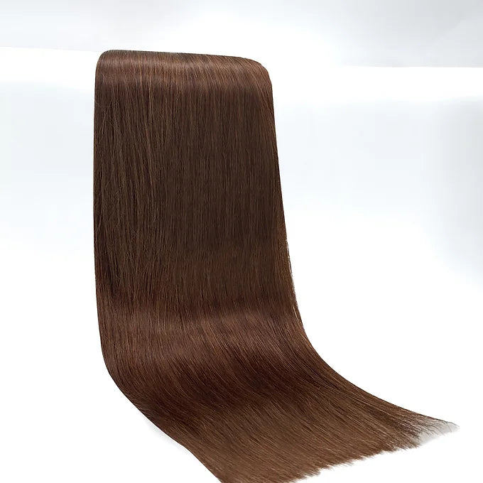 Extension capelli veri colore cioccolato