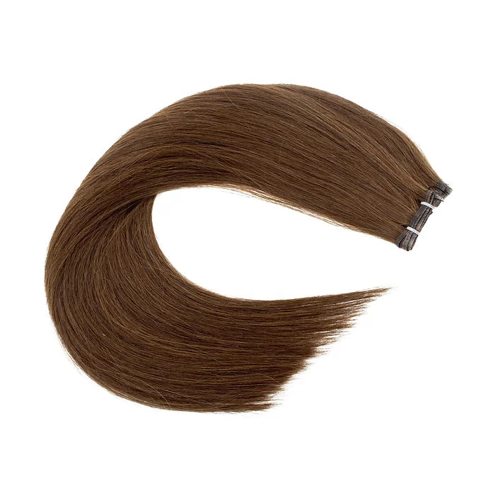 Extension capelli veri colore cioccolato