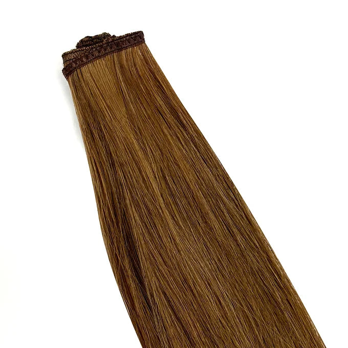 Ravviva il tuo stile con le extension capelli veri castano ramato di Extension Paradise
