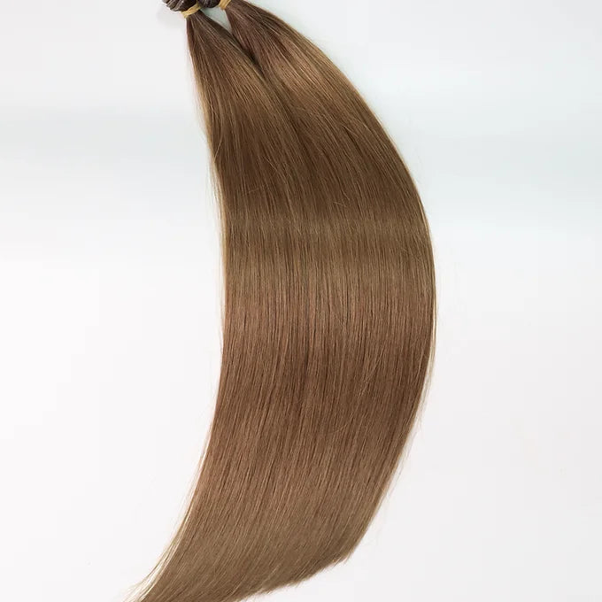 Extension capelli veri Paradise shatush castano chiaro