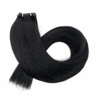 Extension a tessitura di capelli veri Paradise  colore nero perfette per aggiungere lunghezza e pienezza.