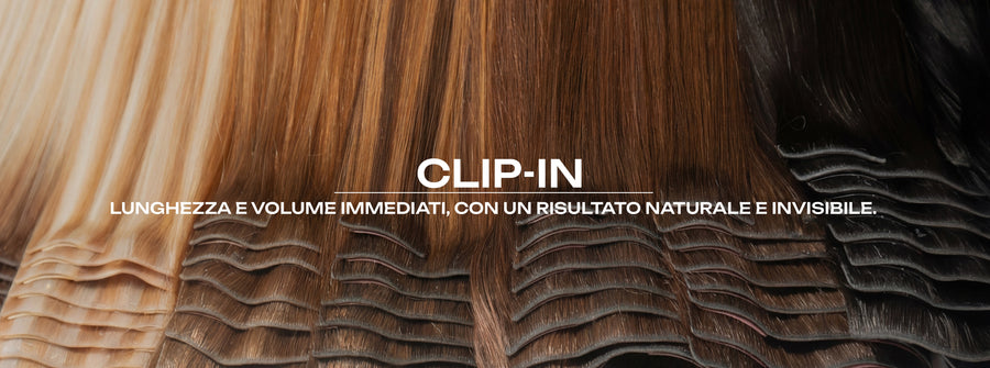 Diverse tonalità delle extension Clip-In Paradise