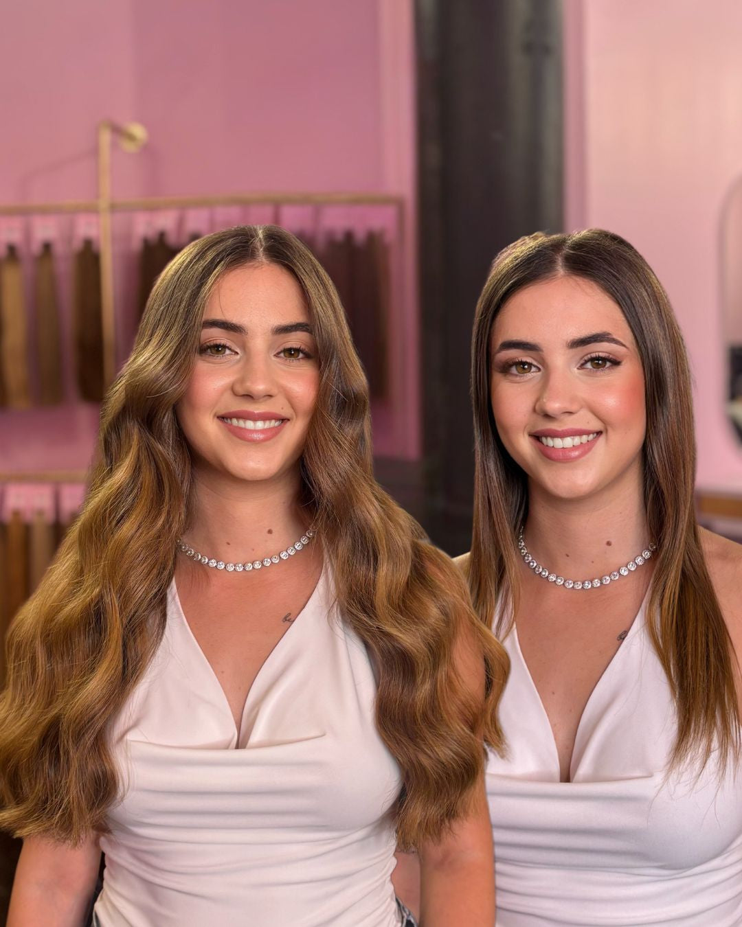 Extension capelli biondi ondulati effetto naturale Paradise Milano, trasformazione con volume morbido e movimento fluido