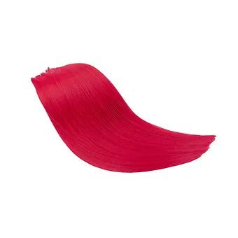 Immagine che mostra extension di capelli veri al 100% nel colore rosso
