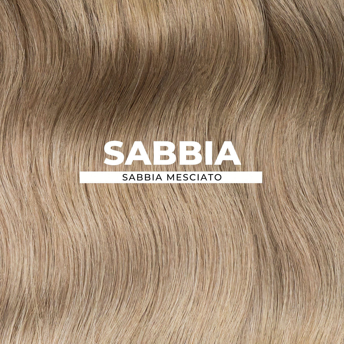 Extension microcheratina 5 Biondo Sabbia Paradise Beauty in capelli veri per un effetto naturale, luminoso e delicato.