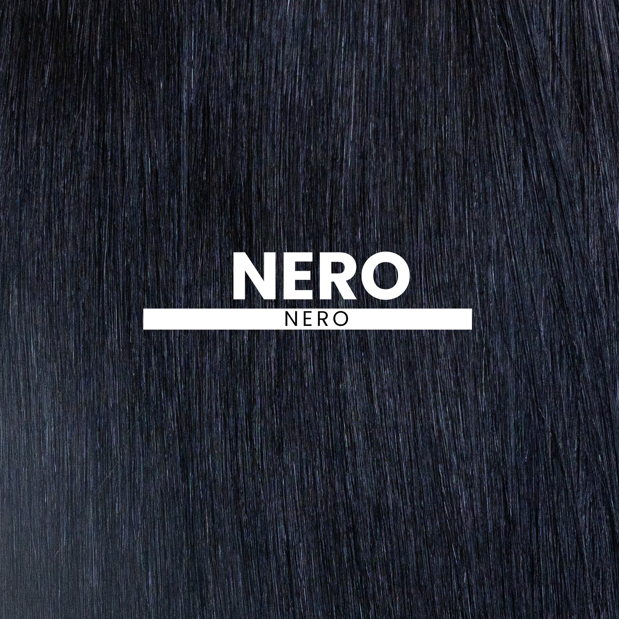 Extension microcheratina nero Paradise Beauty in capelli veri per un effetto naturale, intenso e luminoso.