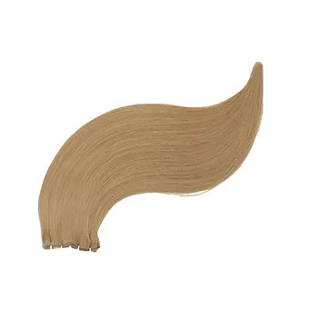 Aggiungi un tocco di dolcezza e luminosità ai tuoi capelli con le extension capelli veri Paradise in biondo vaniglia.